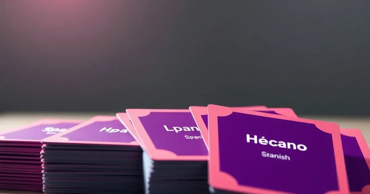 Spanish vocabulary flashcards - study with AI flashcards and spaced repetition