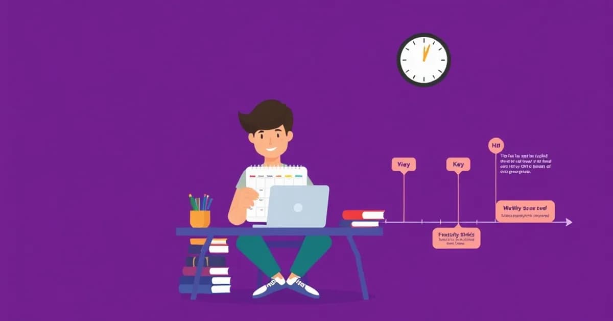 Exam preparation time management - study with AI flashcards and spaced repetition