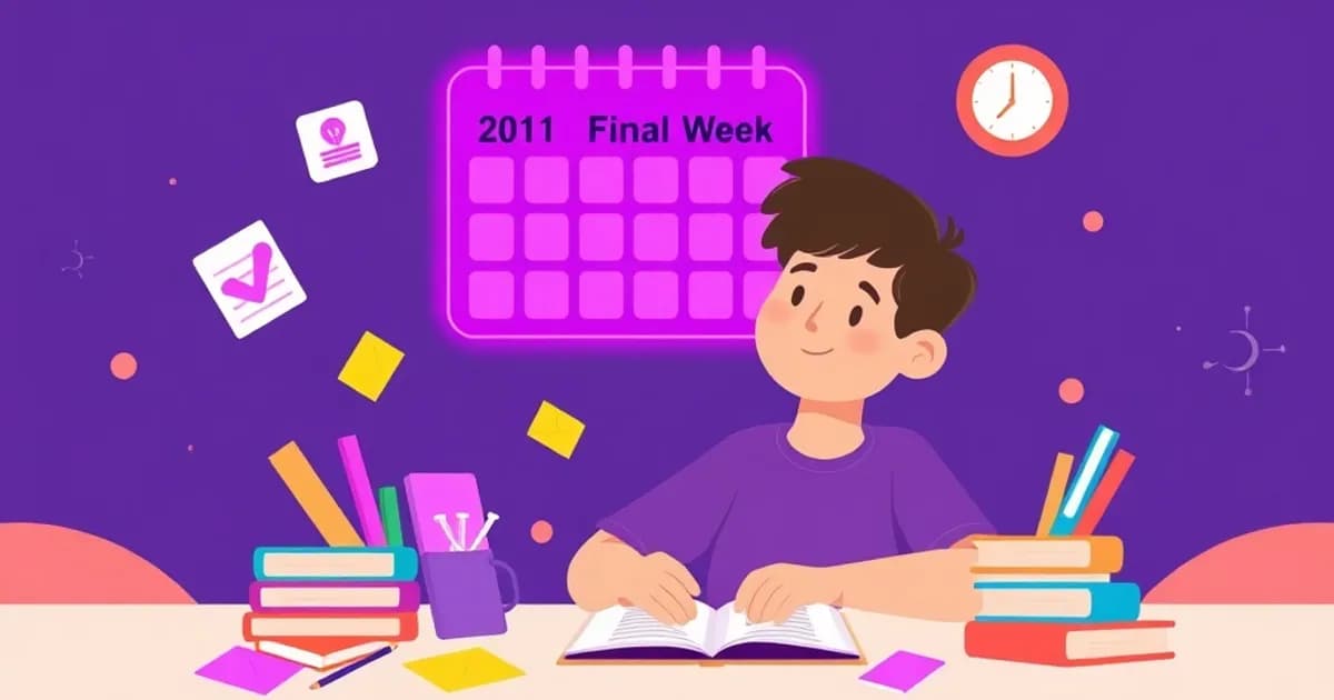Final week exam tips - study with AI flashcards and spaced repetition