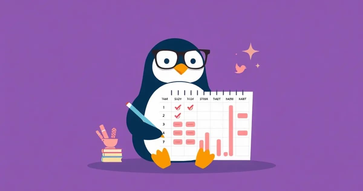 Google sheets: monthly language study habits tracker pen penguin download - study with AI flashcards and spaced repetition