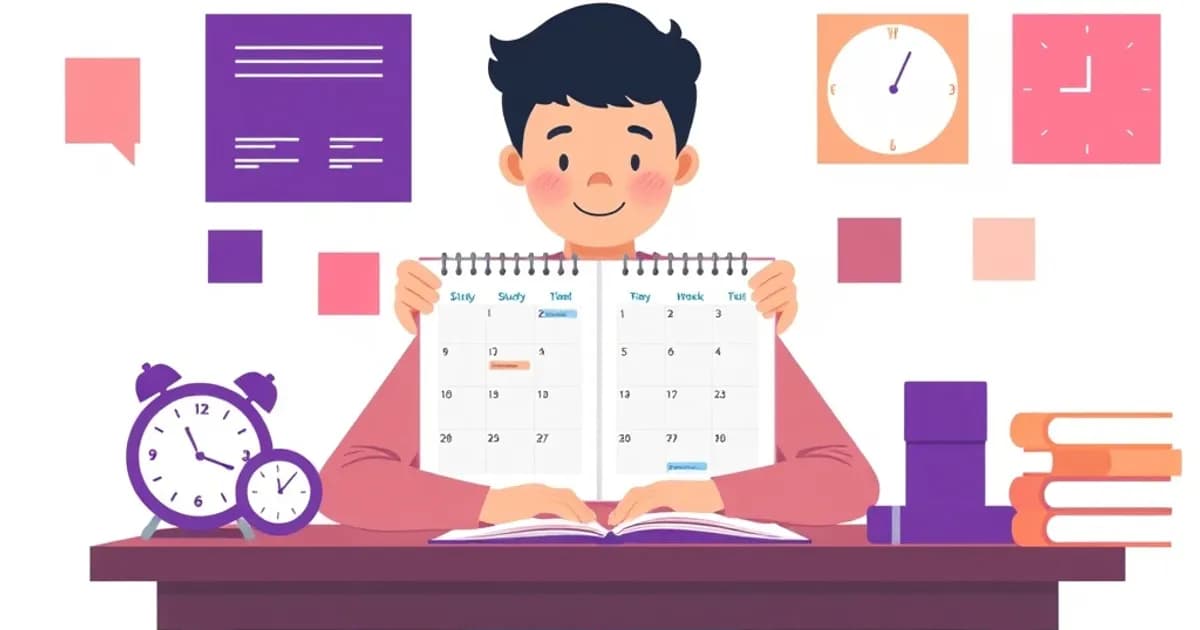 How to create a study schedule - study with AI flashcards and spaced repetition