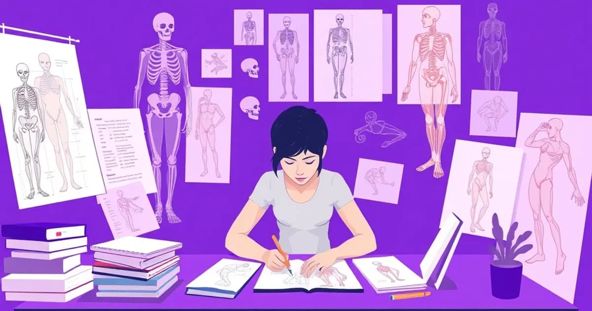 How to study anatomy for art - study with AI flashcards and spaced repetition