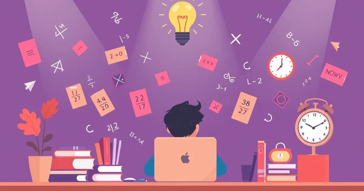 How to study for a math exam - study with AI flashcards and spaced repetition