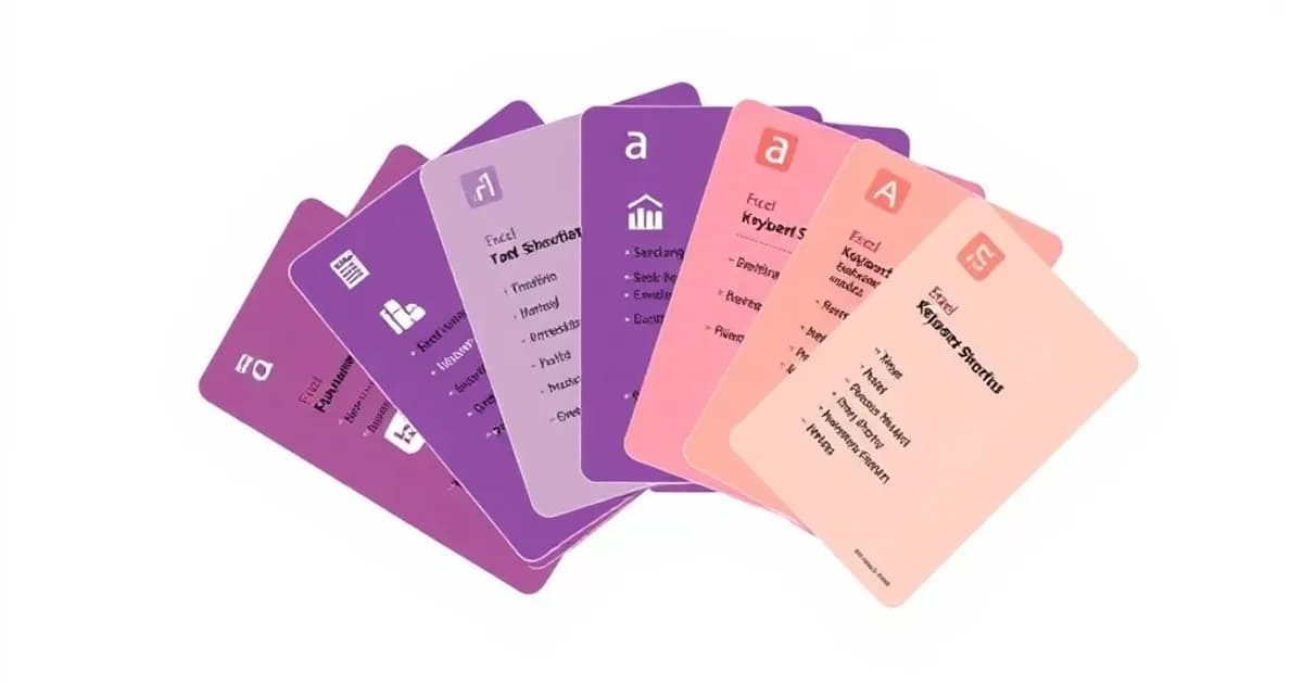 Excel shortcuts flashcards - study with AI flashcards and spaced repetition