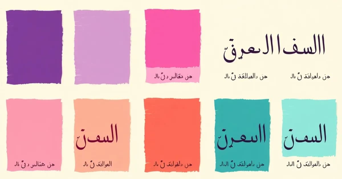 Arabic colors vocabulary - study with AI flashcards and spaced repetition