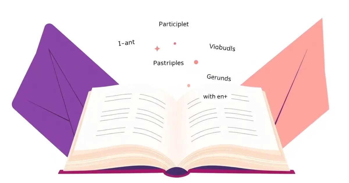 French participles gerunds - study with AI flashcards and spaced repetition