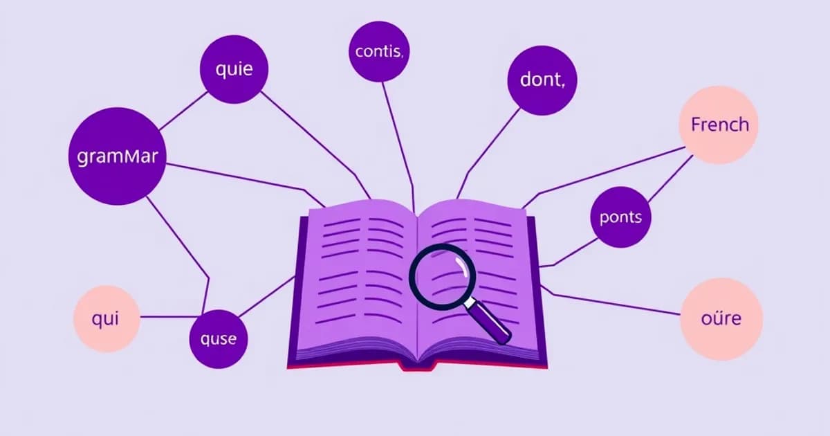 French relative pronouns - study with AI flashcards and spaced repetition
