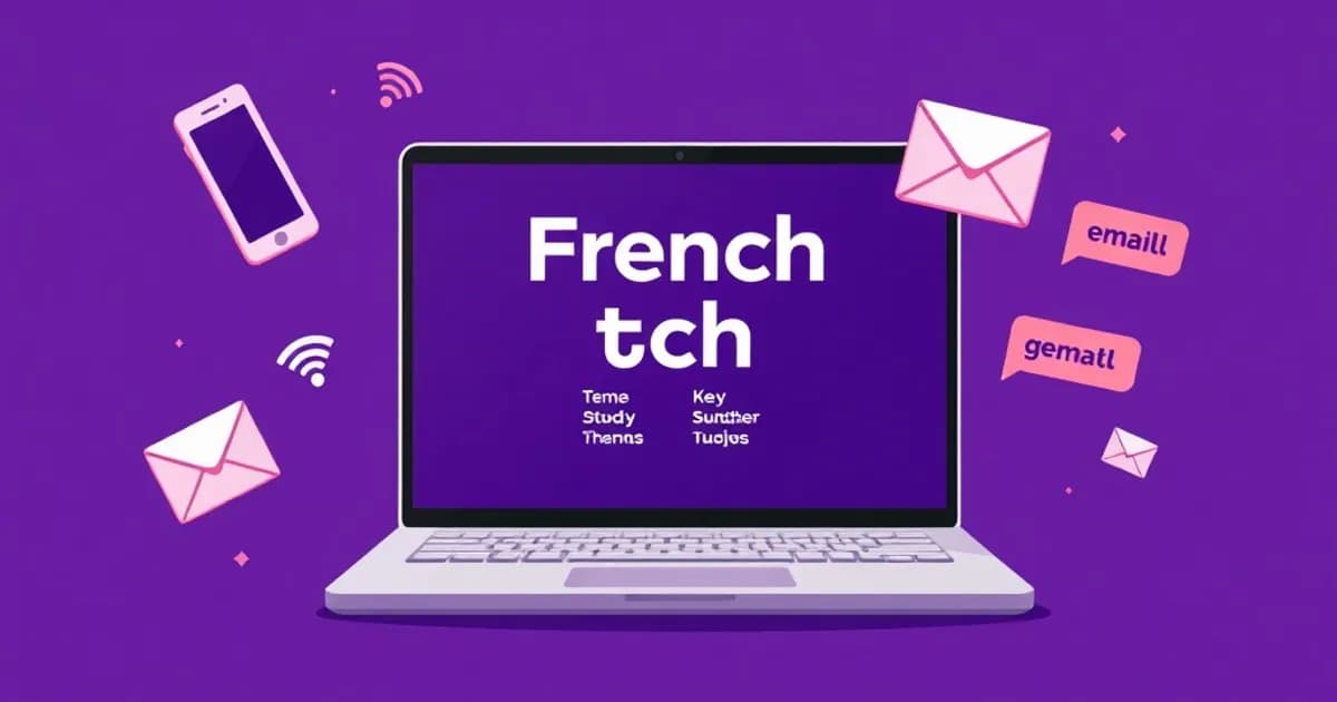 French technology vocabulary - study with AI flashcards and spaced repetition