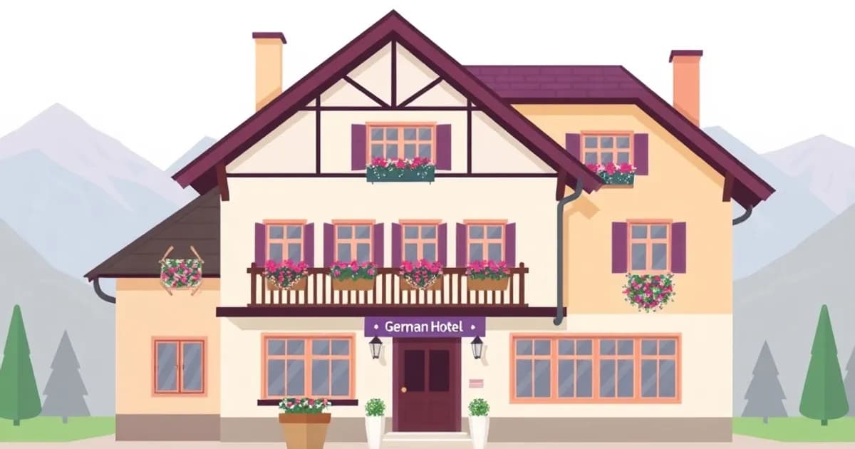 German hotel accommodation - study with AI flashcards and spaced repetition