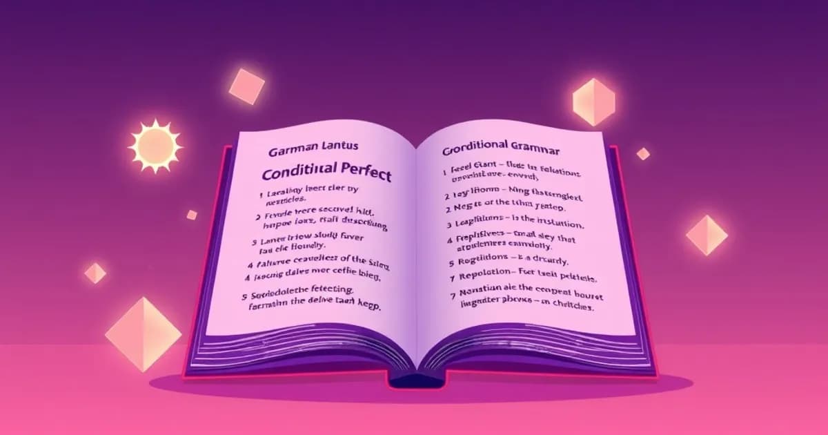 German conditional perfect - study with AI flashcards and spaced repetition