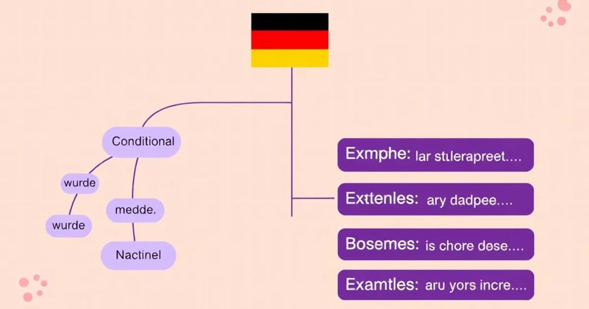 German conditional formation - study with AI flashcards and spaced repetition