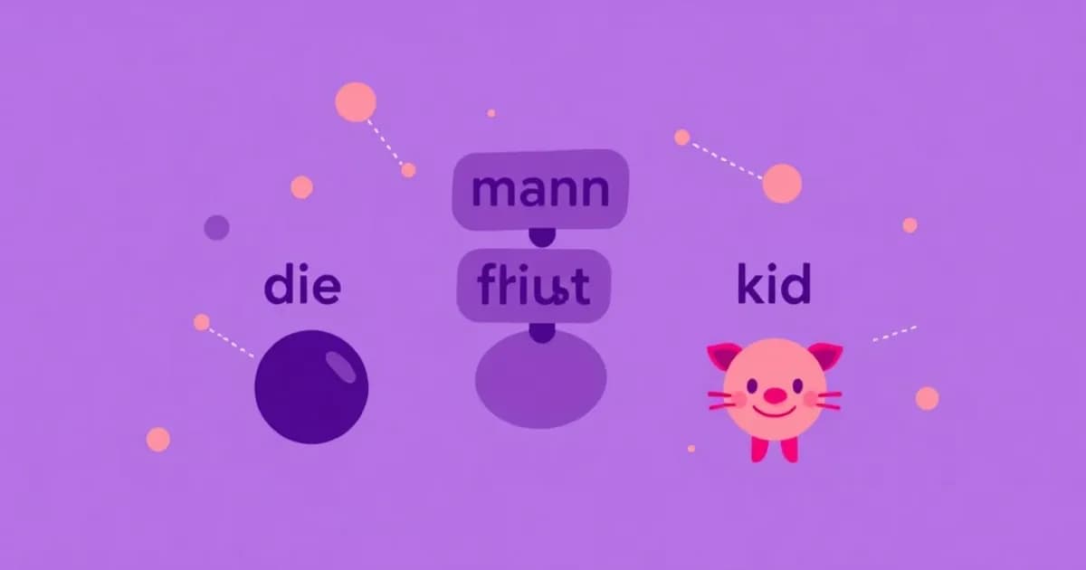 German noun gender agreement - study with AI flashcards and spaced repetition