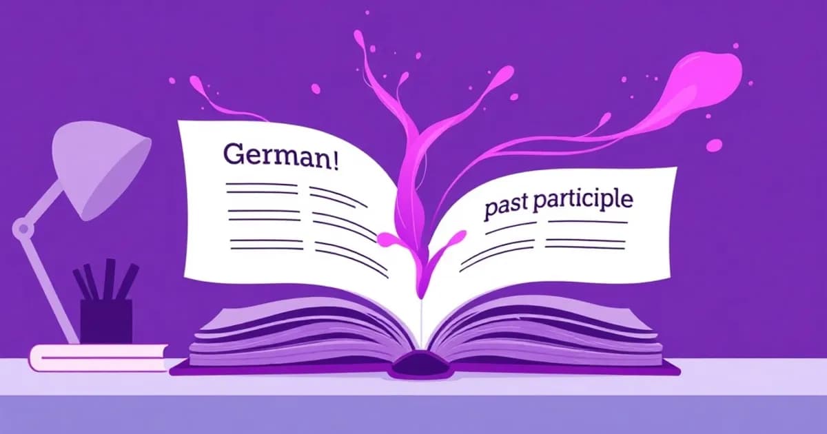 German participles gerunds - study with AI flashcards and spaced repetition