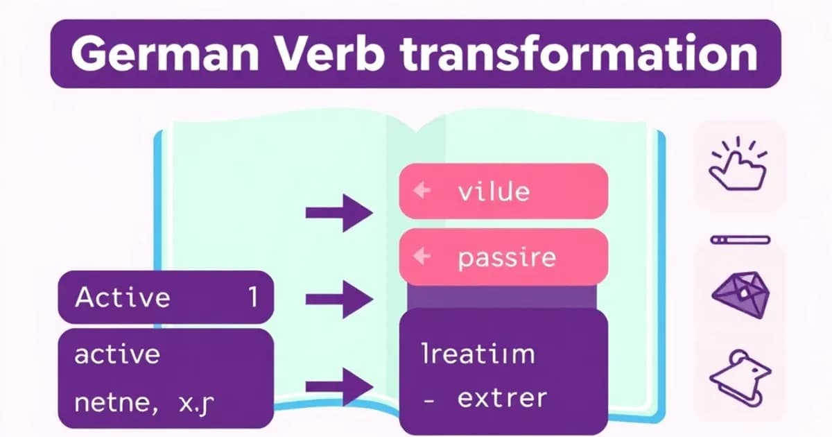 German passive voice formation - study with AI flashcards and spaced repetition