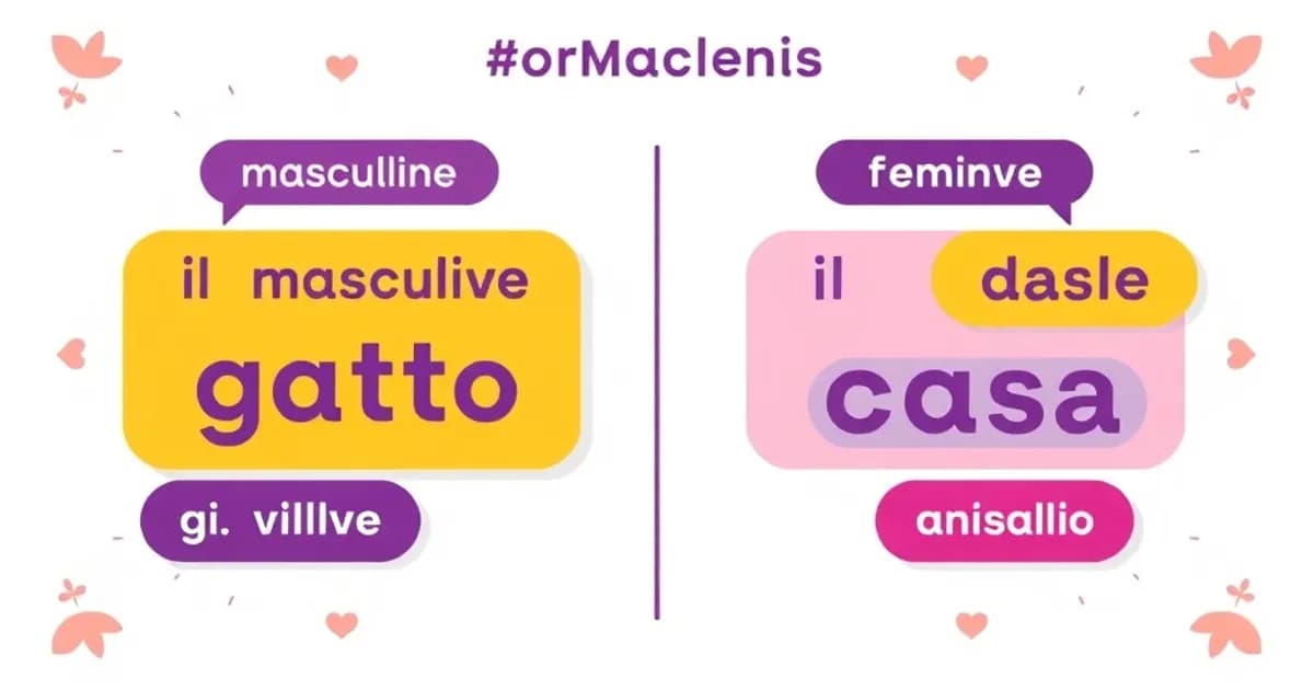 Italian articles gender nouns - study with AI flashcards and spaced repetition