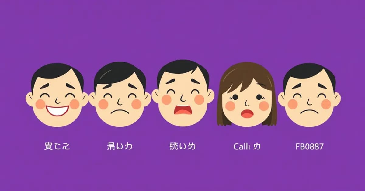 Japanese emotions expressions - study with AI flashcards and spaced repetition
