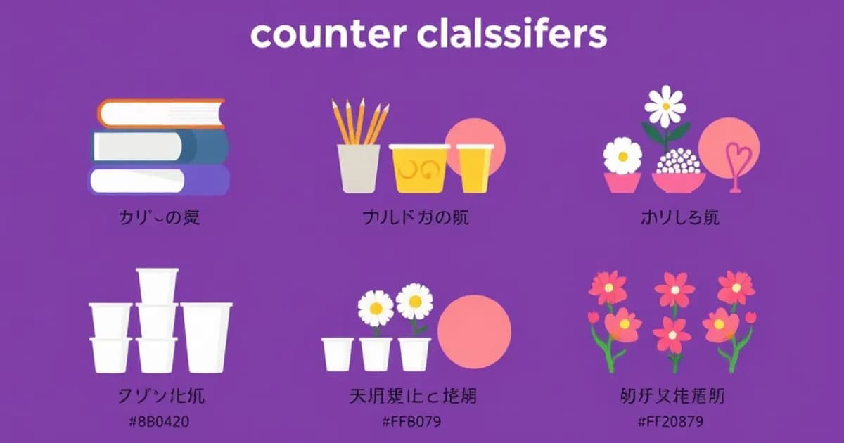 Japanese counters classifiers - study with AI flashcards and spaced repetition