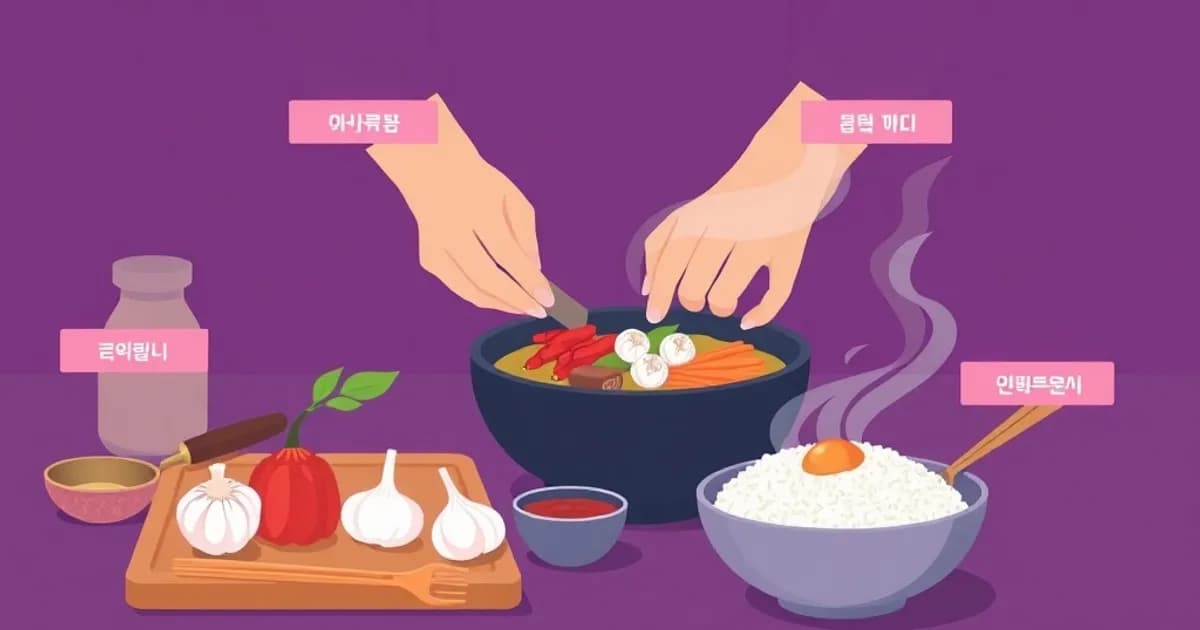 Korean cooking culinary vocabulary - study with AI flashcards and spaced repetition