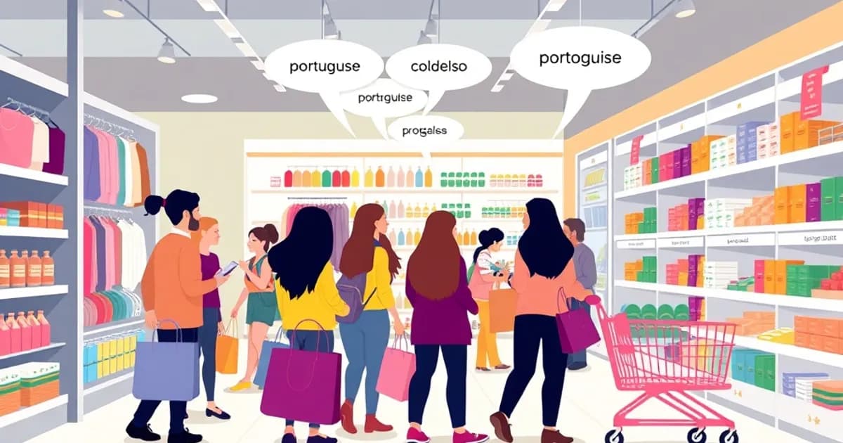 Portuguese shopping vocabulary - study with AI flashcards and spaced repetition