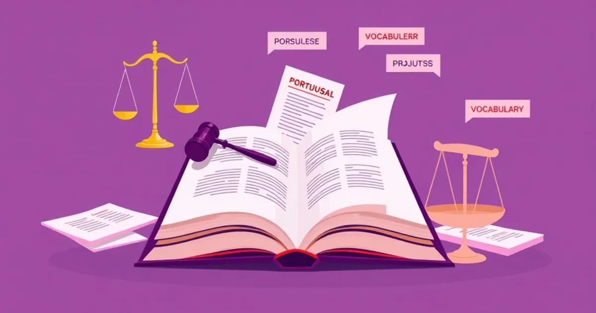 Portuguese law vocabulary - study with AI flashcards and spaced repetition