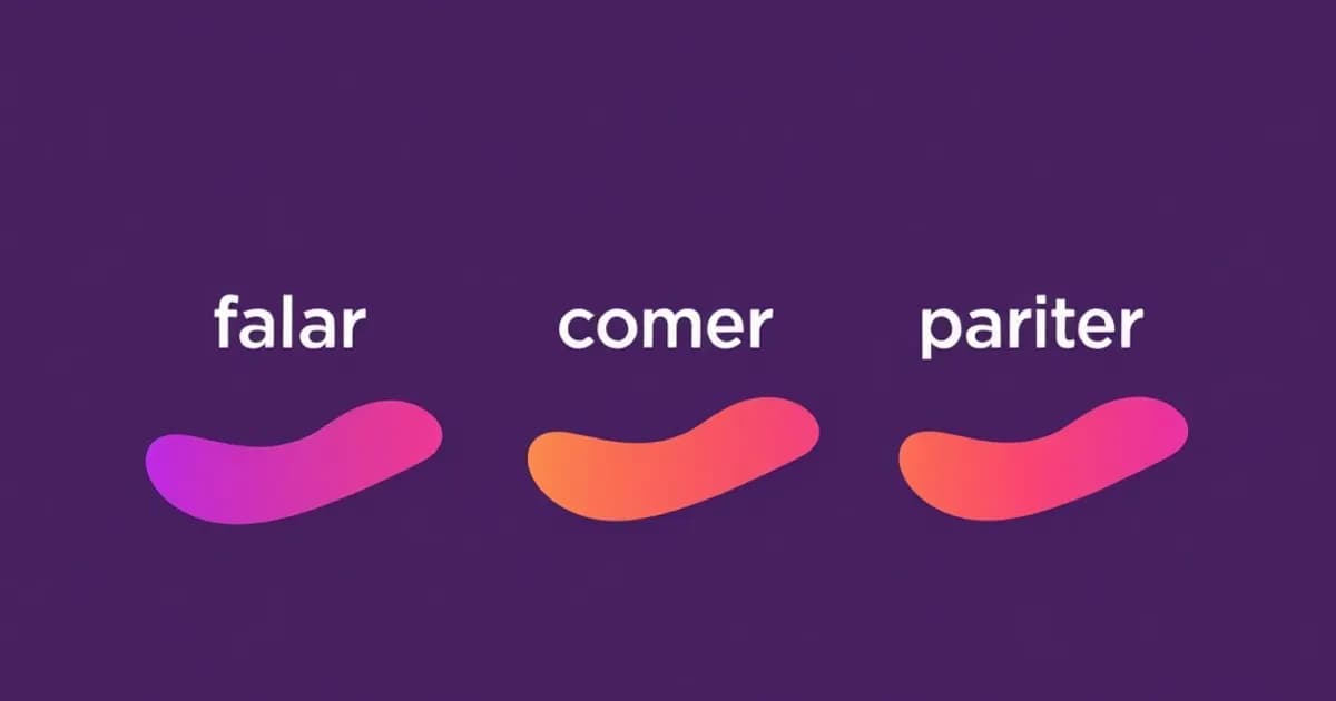 Portuguese present tense regular verbs - study with AI flashcards and spaced repetition