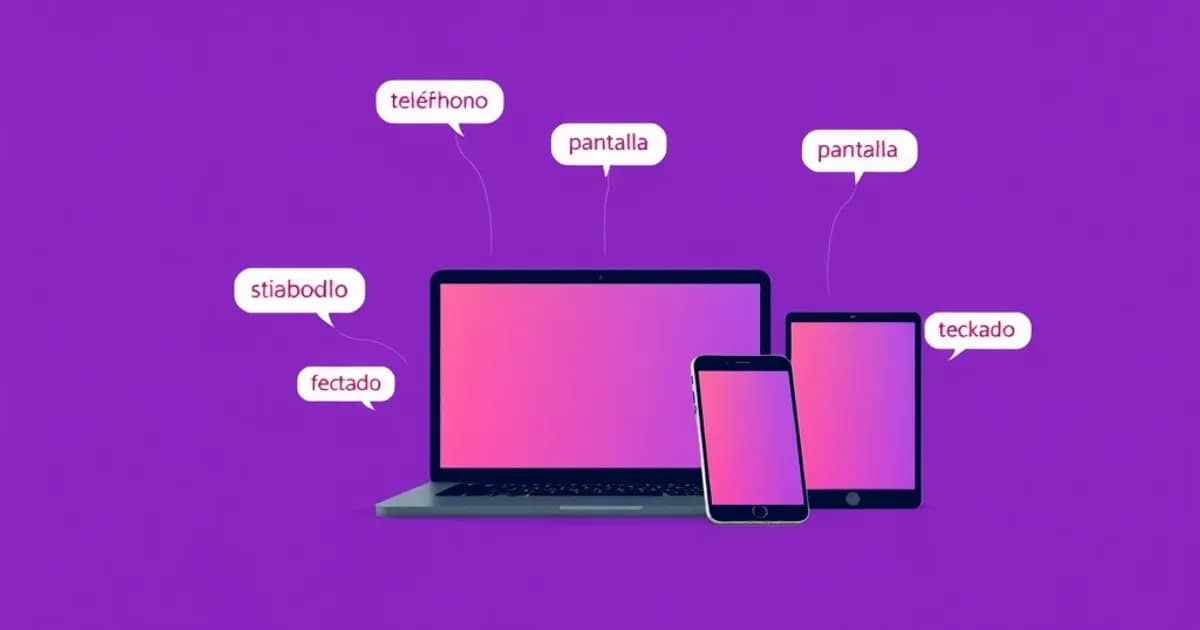Spanish technology vocabulary - study with AI flashcards and spaced repetition