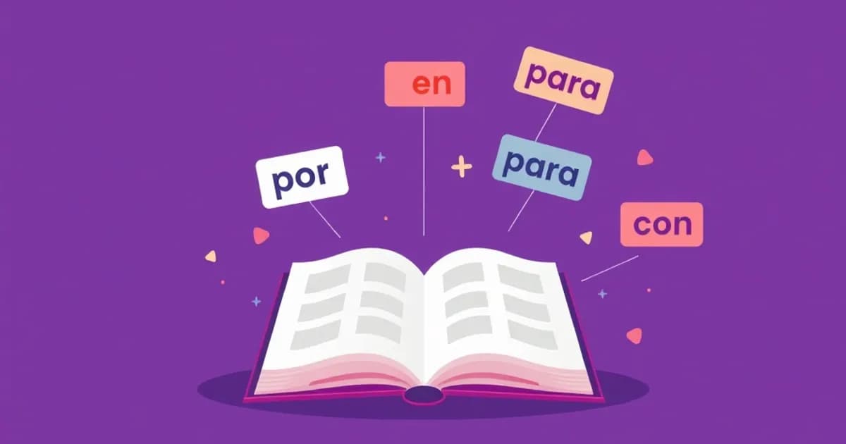 Spanish prepositions usage - study with AI flashcards and spaced repetition