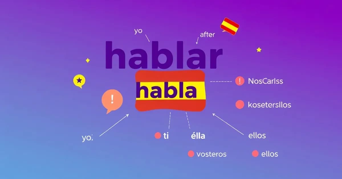 Spanish present indicative conjugation - study with AI flashcards and spaced repetition