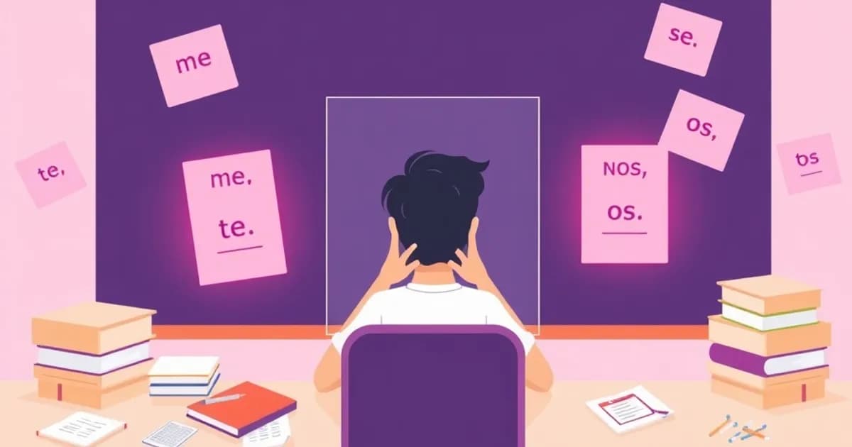Spanish reflexive verb conjugation - study with AI flashcards and spaced repetition